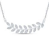 1/8CTW-DIA CN 9.70MM GIFT NECKLACE (18 INCH)